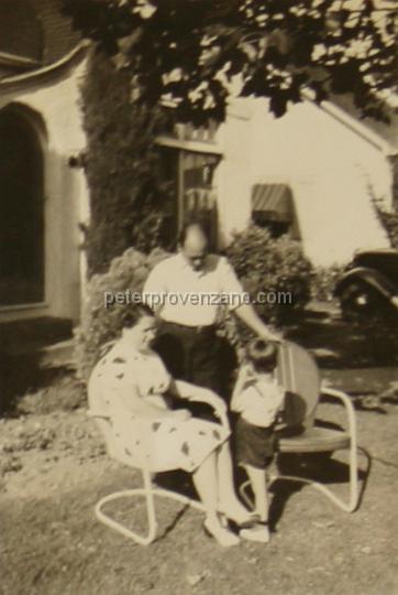 Peter Provenzano Photo Album Image_copy_192.jpg - Joe and Mary Schiro with their son Joey Schiro. Sacramento, California - 1942.